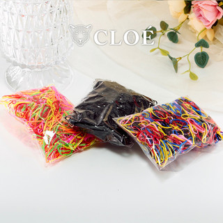 Bịch 1000 dây thun buộc tóc nữ đơn giản dây cột tóc thời trang phụ kiện tóc Cloe Accessories