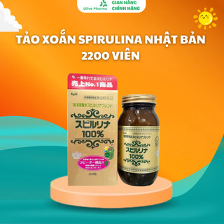 Tảo xoắn Spirulina Nhật Bản 2200 viên 2024-2025