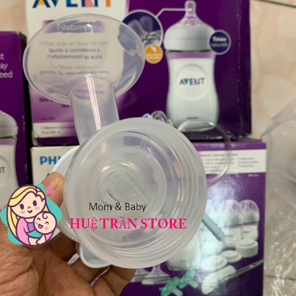 Phễu hút sữa avent hoa tuyết, avent anh đào, bộ phụ kiện máy hút sữa avent