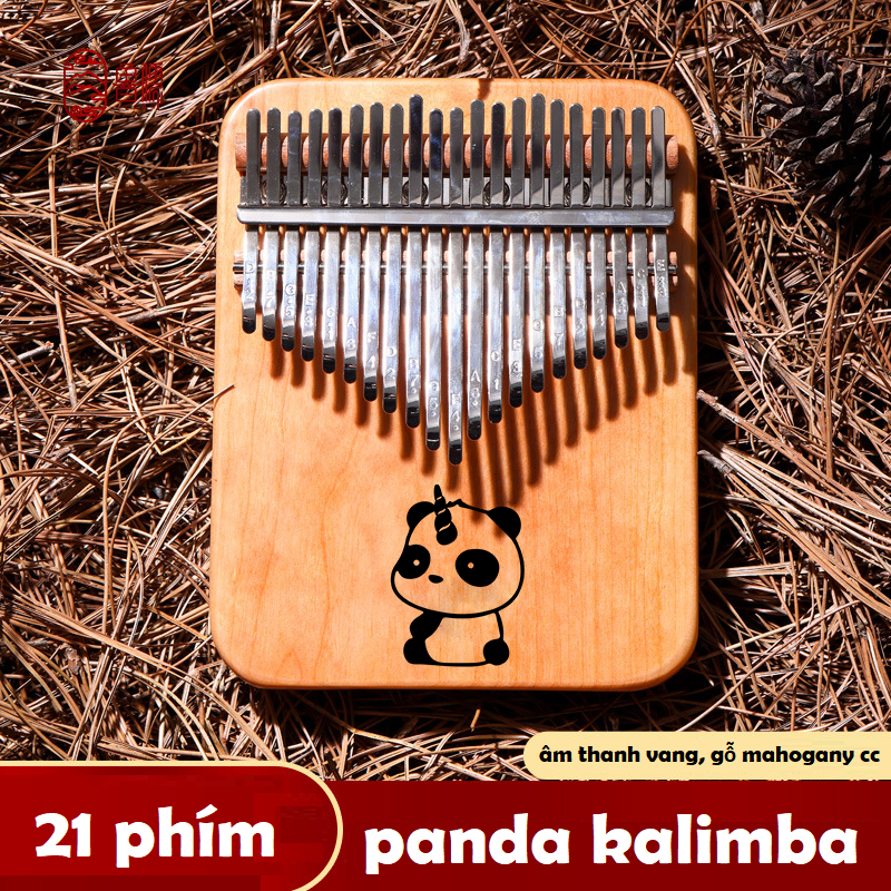 Đàn kalimba GỖ nguyên khối giá rẻ 21 PHÍM Leafmusic LF012465 go roéwood123