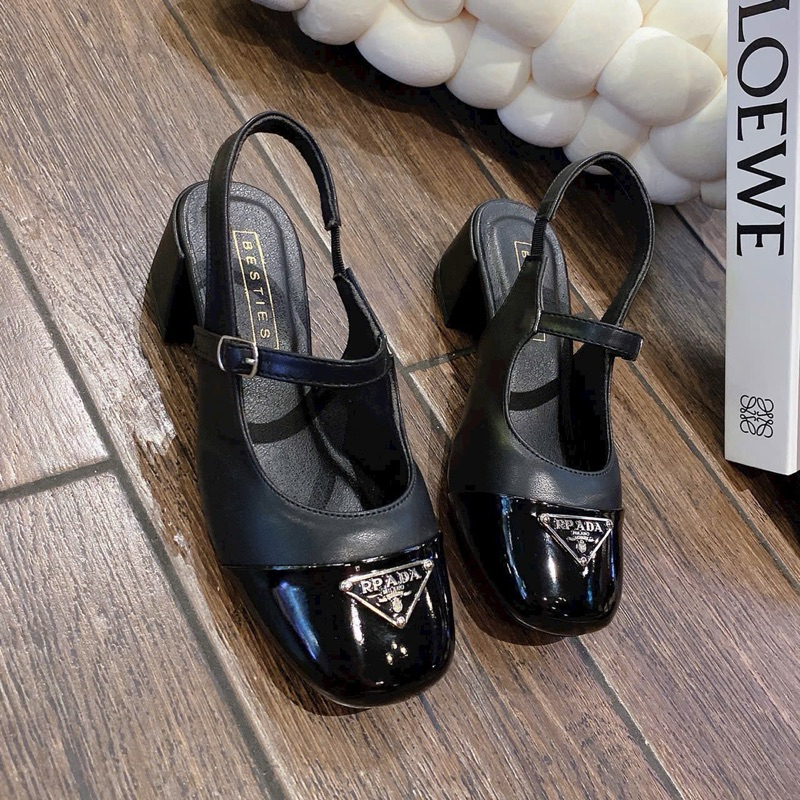 GIÀY GÓT VUÔNG BÍT MŨI TRÒN 😍