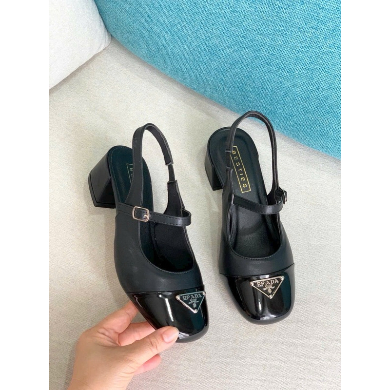 GIÀY GÓT VUÔNG BÍT MŨI TRÒN 😍