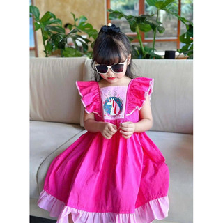 Đầm pony Sofia Candy hồng sen 1-10 tuổi
