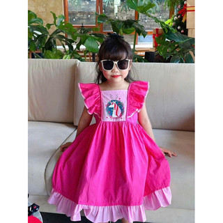 Đầm pony Sofia Candy hồng sen 1-10 tuổi