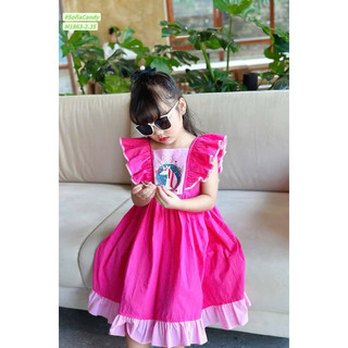 Đầm pony Sofia Candy hồng sen 1-10 tuổi