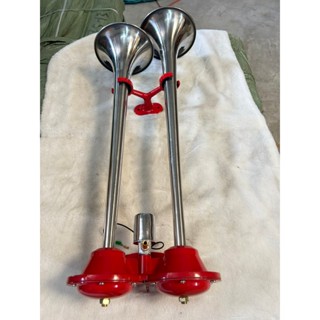Bộ còi thái lan. Còi hơi xe tải, xe khách Thái lan 2 loa cho xe có bình ,còi thái 65cm -60cm to