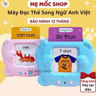 Máy Đọc Thẻ Tiếng Anh Tiếng Việt, Máy Đọc Thẻ Flashcard Song Ngữ Anh Việt Memocshop Đồ Chơi Giáo Dục Sớm Cho Bé