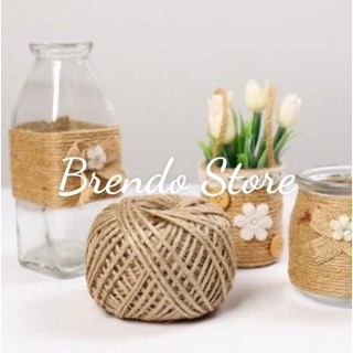 Dây thừng cuộn 100m dùng trang trí, handmade, gói quà - Kích thước 2mm - Phụ kiện quà tặng LC Gift