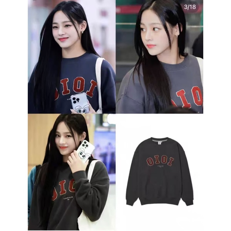 Áo sweater O!Oi brand Hàn giống Minji Newjeans