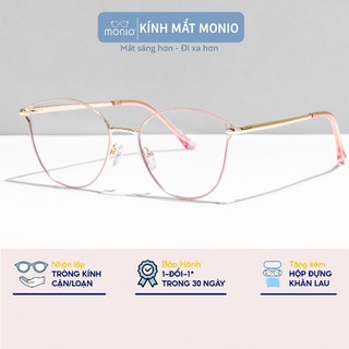 Gọng Kính Thời Trang Nam Nữ MONIO 91514 Chất Liệu Kim Loại Thanh Mảnh