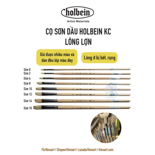Cọ sơn dầu Holbein KC lông heo bristle