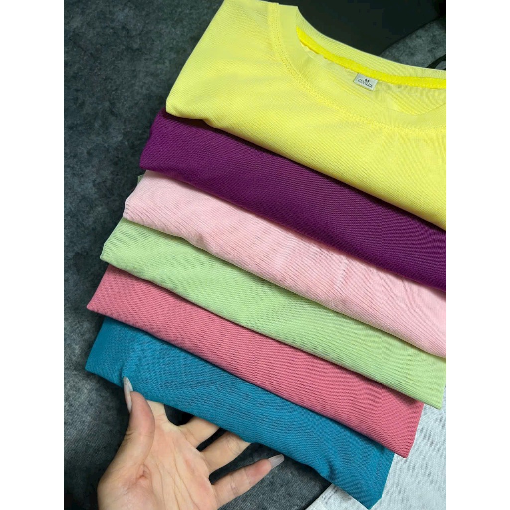 Áo lưới Croptop thể thao dài tay phối rút dây bên sườn, áo lưới tập gym chất thun lưới mềm mịn