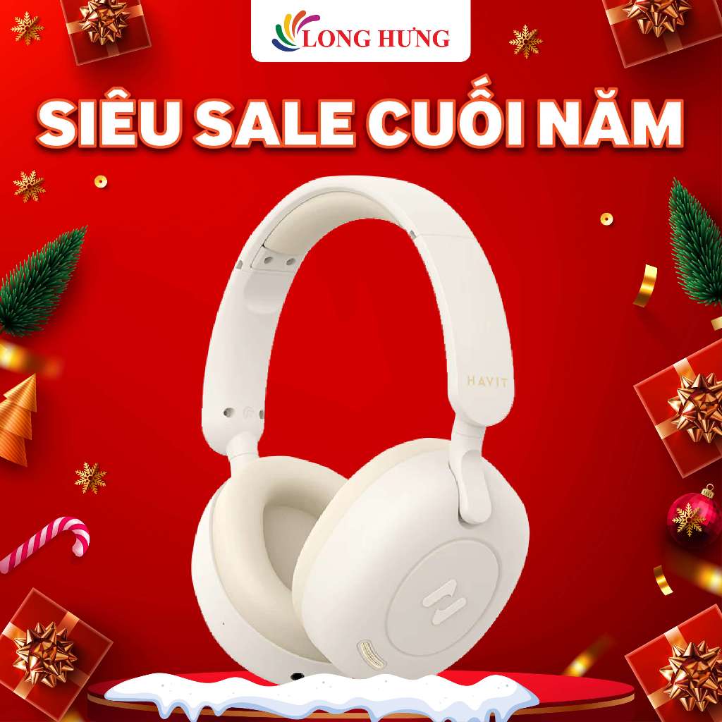 Tai nghe chụp tai Bluetooth Havit H655BT - Hàng chính hãng