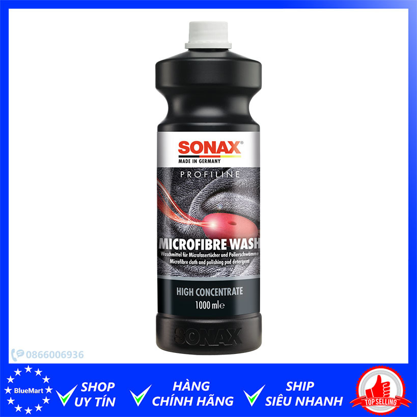 Dung dịch Sonax giặt khăn lau xe ô tô chuyên dụng - Sonax Profiline Microfibre Wash