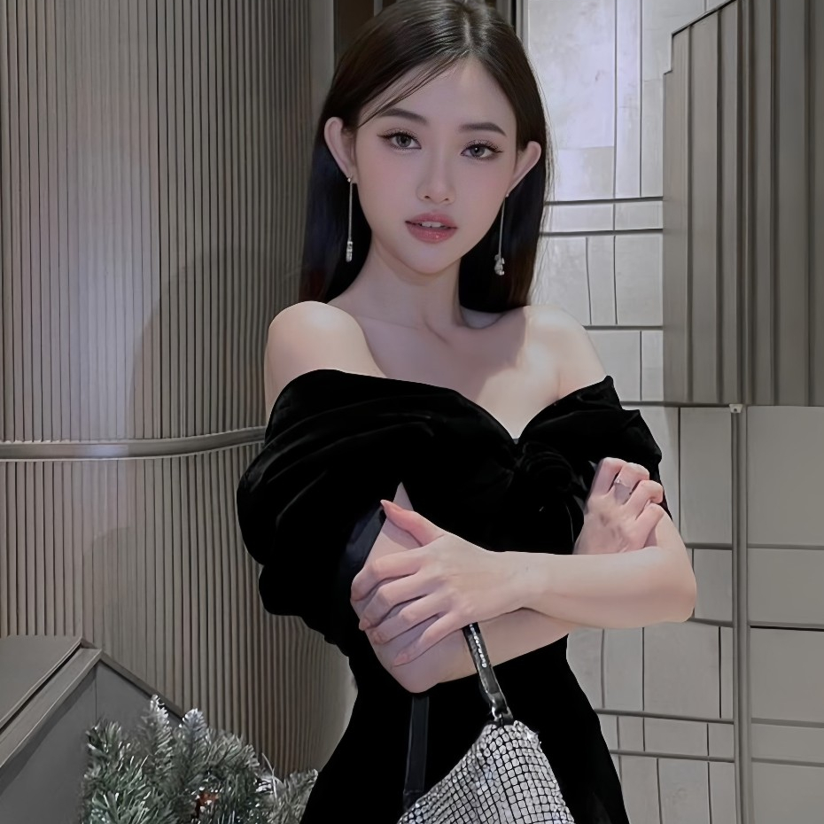 Khuyên Tai Nữ Dài Sang Trọng Cao Cấp Trang Sức Nữ Dự Tiệc Giá Rẻ CN72 Bling On