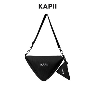 Túi đeo chéo nam nữ KAPII Pyramid Bag - Black