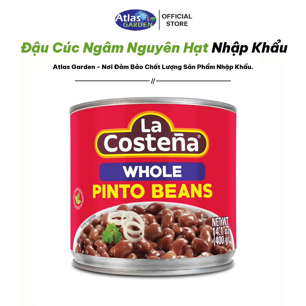 Đậu Cúc Mexico ngâm nguyên hạt 400g - La Costena Whole Pinto Beans