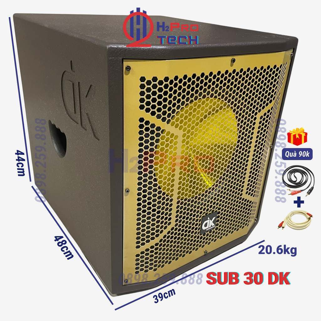 Loa Sub 30 Siêu Trầm DK 270W , Loa Sub Điện Bass 30 Cao Cấp Lực Căng Cho Karaoke Gia Đình - H2pro Tech