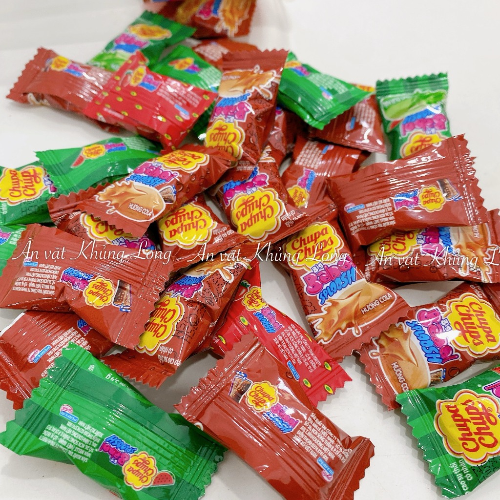 Kẹo cao su thổi Big babol nhân siro hương trái cây