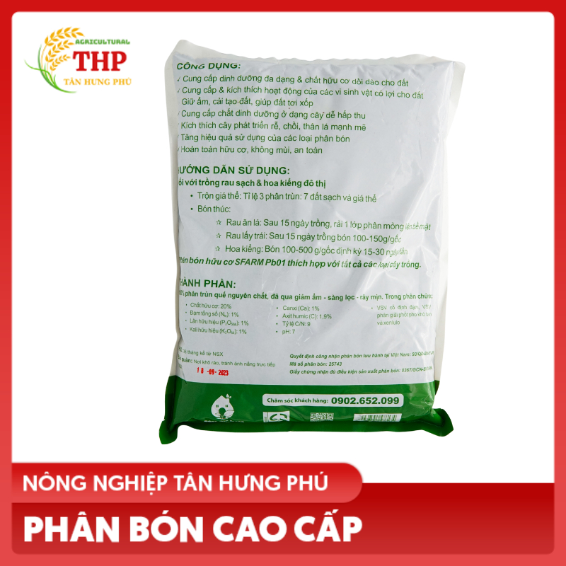 Phân Trùn Quế Cao Cấp