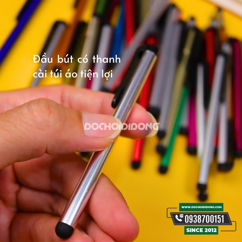 Bút cảm ứng Zui Zẻ màu ngẫu nhiên hỗ trợ viết, vẽ màn hình điện thoại, máy tính bảng