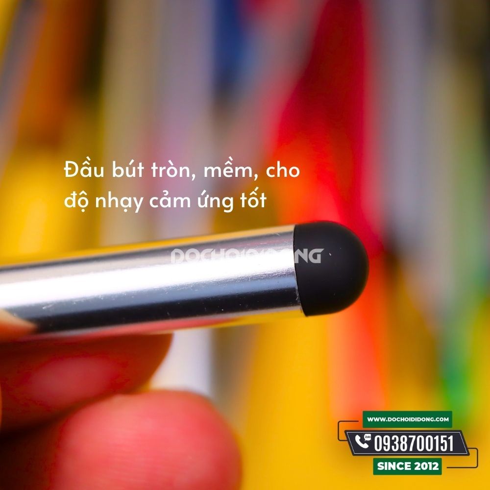 Bút cảm ứng Zui Zẻ màu ngẫu nhiên hỗ trợ viết, vẽ màn hình điện thoại, máy tính bảng