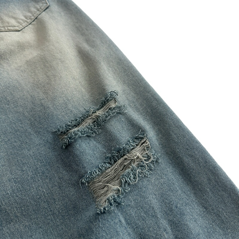 BLUE TORN V2 - Quần jeans xanh rách 1011