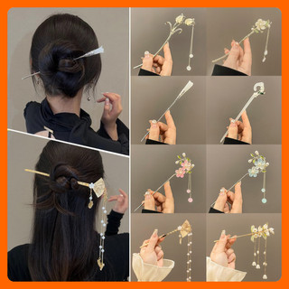 Trâm cài tóc nữ xinh hottrend hoa đính ngọc phong cách thanh lịch phụ kiện tóc chụp ảnh đẹp sang trọng nhiều mẫu