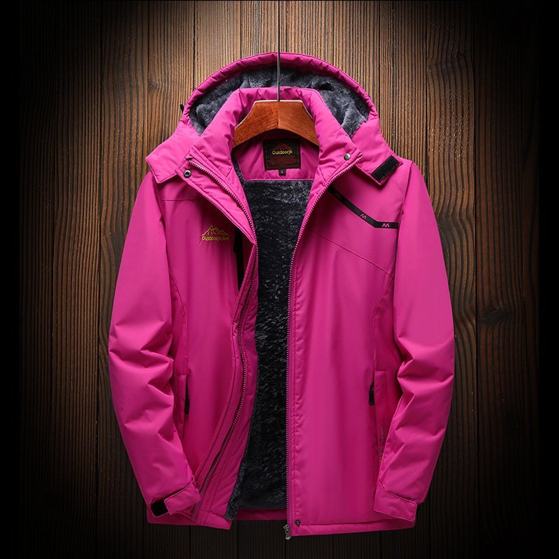 ÁO KHOÁC NAM NỮ CHỐNG THẤM 3 LỚPchất Gortext chống nước cản gió,kết hợp lót lông dày dặn ấ