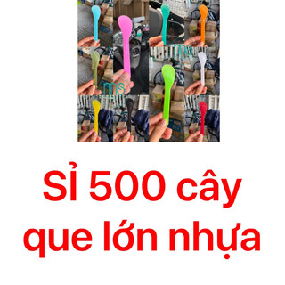 Sỉ 500 Que nhựa lớn lấy kem, khuấy kem