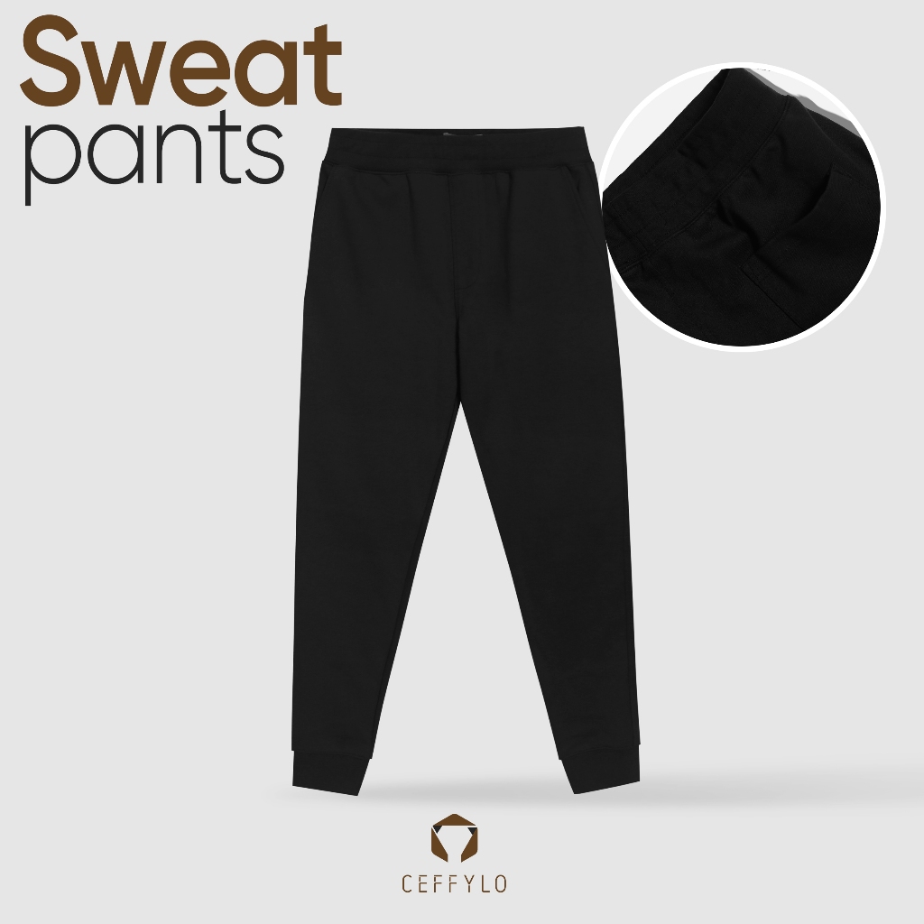 Quần Nỉ Sweat Pants Polido, Quần Nỉ Nam Trơn Ống Bó Chất Cotton Co Giãn Siêu Nhẹ Thoải Mái Dáng Basic Form Hàn Quốc