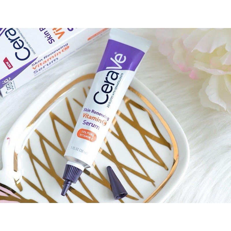 Serum sáng da mờ thâm CRV Skin Renewing Vitamin C Serum 10% Pure 30ml