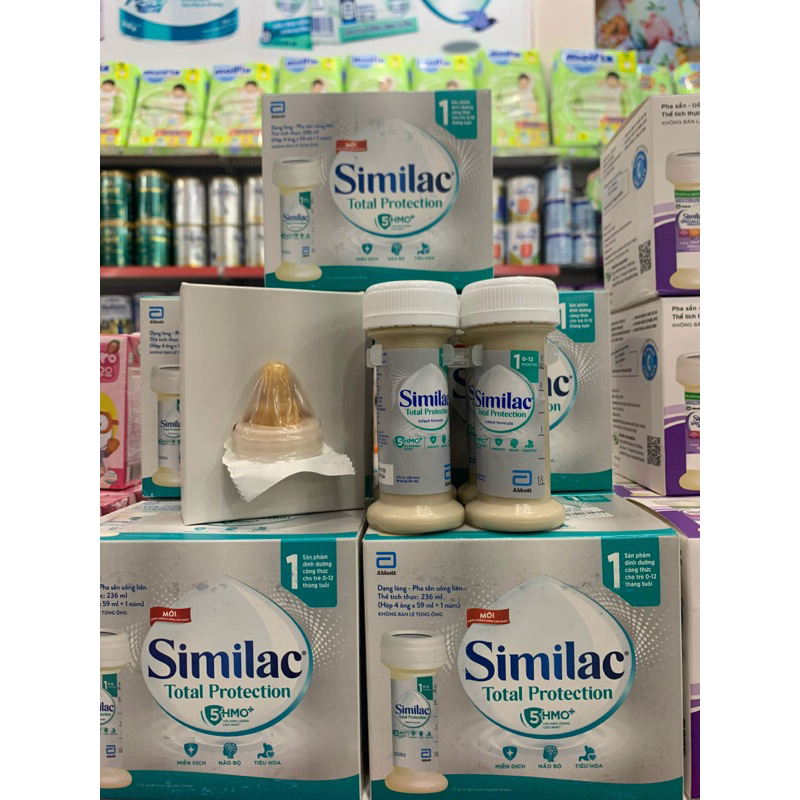 Lốc 4 ống Similac Total Protection cho các bé sinh mổ có sức đề kháng yếu kém