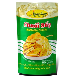 Chuối sấy 80g/200g nam huy thơm giòn