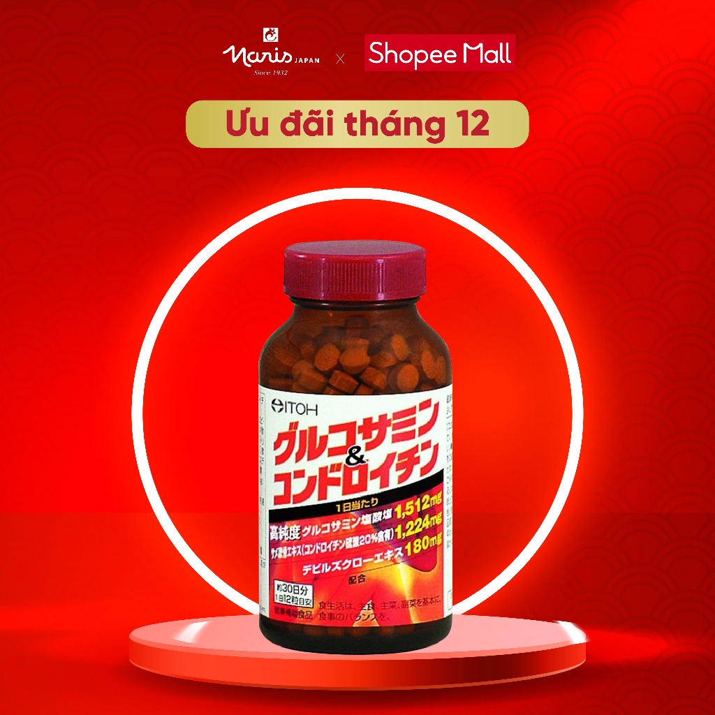 Viên uống bổ sung xương khớp Naris Itoh Glucosamine và Chondroitin 300mg