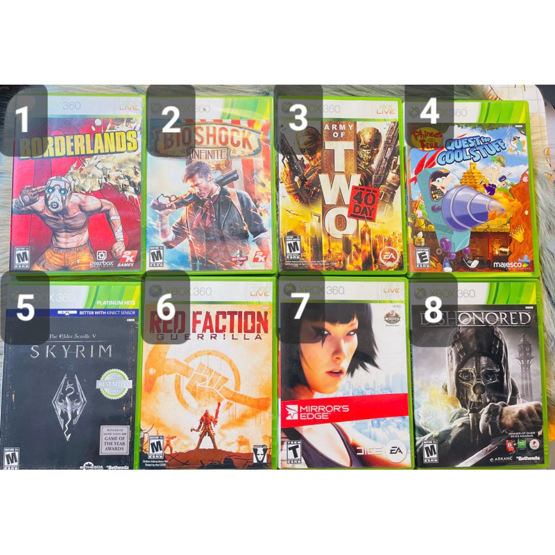 Đĩa Game XBOX 360 : Số 5