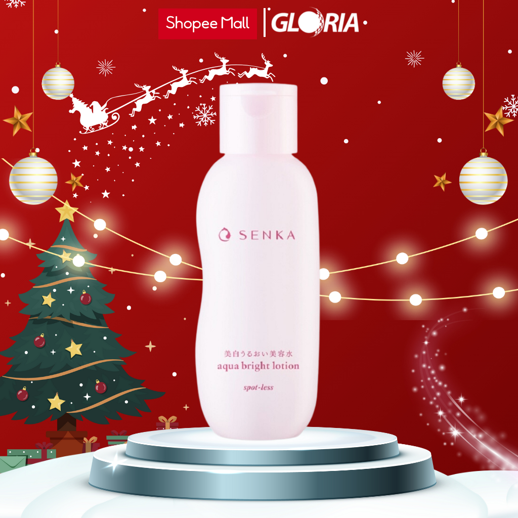 Nước Dưỡng Giúp Làm Mềm Và Sáng Da Senka Aqua Bright Lotion 200ml