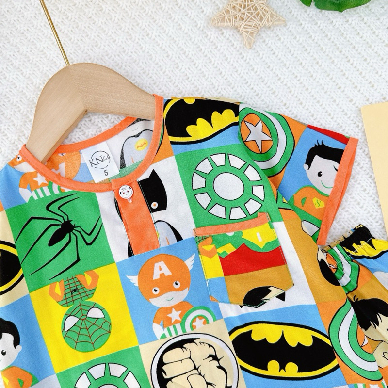 Bộ tole / lanh tay ngắn quần đùi bé trai đủ size