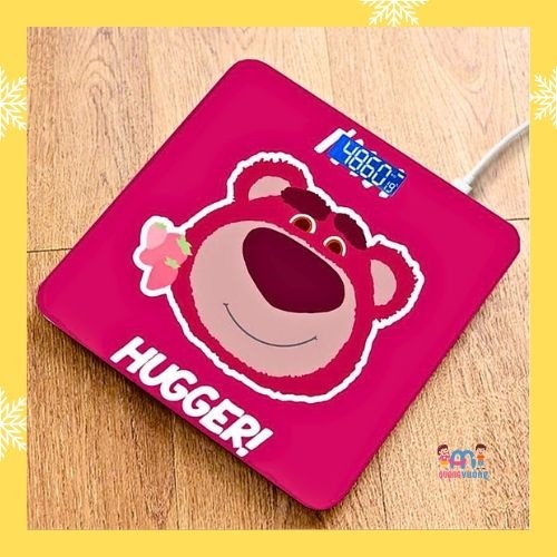 Cân Điện Tử Sức Khỏe Hình Gấu Dâu Lotso cao cấp cao cấp