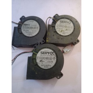 Quạt sò 0.27a hàng tháo máy Photo sử dụng điện 12v đến 24v