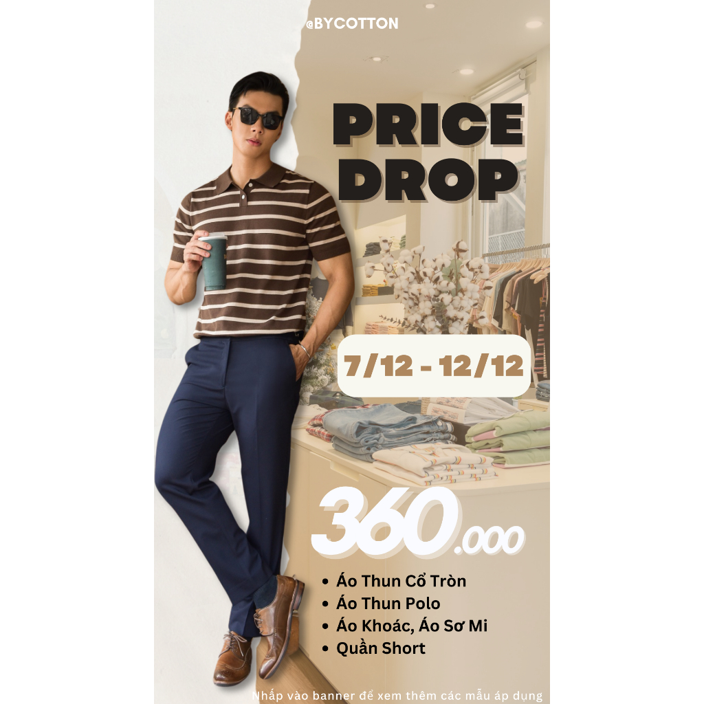 Áo Thun Nam Cao Cấp Polo Brown Basic BY COTTON