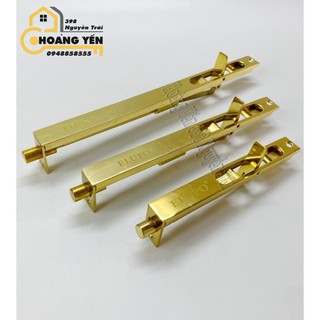 Chốt âm cửa bằng đồng, chốt cổng âm bằng đồng ELP dài 15cm