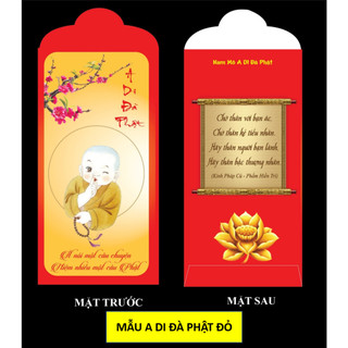 Set 10 Bao Lì Xì Tết Phật giáo - Cúng dường, lì xì rất trang nghiêm ý nghĩa