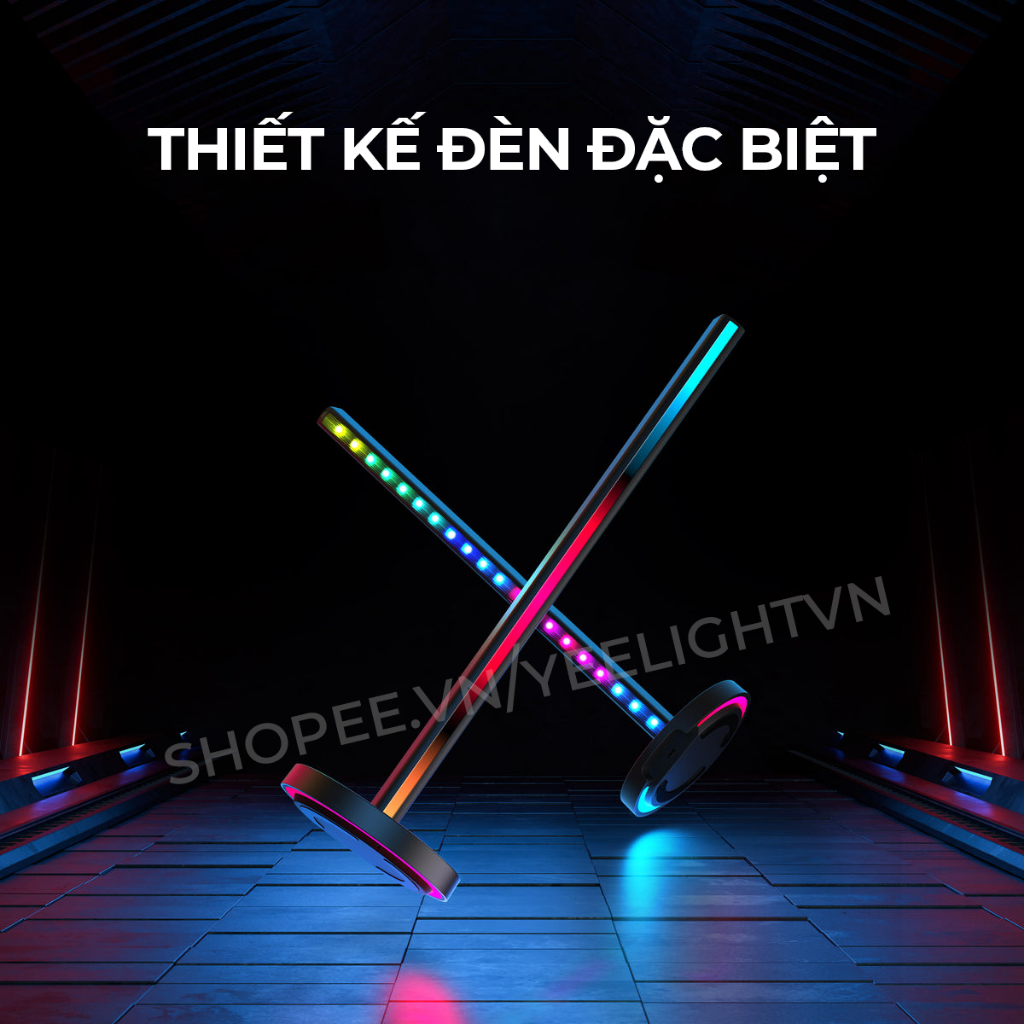 Đèn trang trí Yeelight Beam RGBIC Light Bar - 16 triệu màu, Đồng bộ âm nhạc, Thiết kế độc đáo, Tương thích Matter