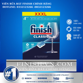 Viên rửa bát Finish Classic 90 viên - Không hương