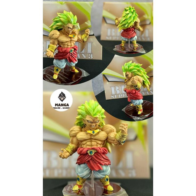 [ DRAGONBALL ] MÔ HÌNH RESIN BROLY SS3 ( mô hình chính hãng ) - LEAGUE STUDIO