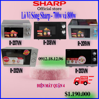 Lò vi sóng sharp r-209vn-sk 20 lít, sharp r-207vn-sl, sharp r-208vn-ws , sharp r-203vn-m / r-202vn-s / r-205vn-s
