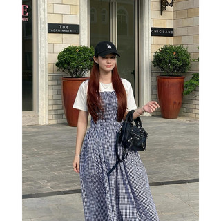 𝐒𝐭𝐞𝐥𝐥𝐚 𝐃𝐫𝐞𝐬𝐬 - Đầm caro cổ yếm khoe lưng