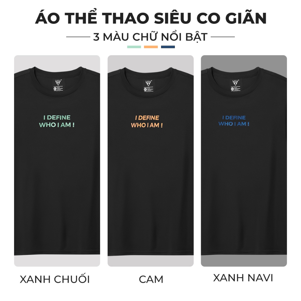 Áo Thể Thao Nam TSIMPLE cổ tròn tay ngắn tập gym vải thun lạnh thoáng mát co giãn chuẩn form MSSAHP014