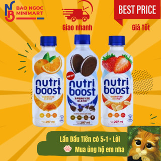 Đủ vị | Nước uống Sữa trái cây Nutriboost chai 297ml